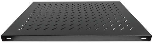 Intellinet 19" Fixed Shelf, 1U, 800mm Depth, Heavy-Duty, Max 100kg, Black