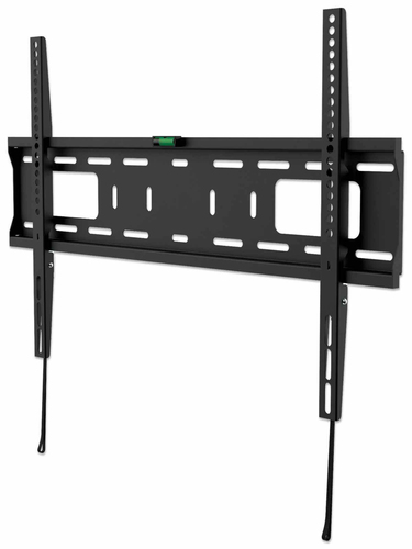 Manhattan Wall Mount for TV & Monitors (Fixed), For screens 37" to 65", VESA compatibility: all between 200x200mm to 600x400mm - check the dimensions of the four mounting holes on back of screen to ensure it fits, Max 50kg, Black, Bracket