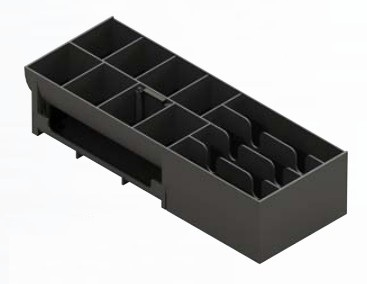 apg Solutions 20266PAC cash tray ABS synthetics Black