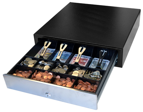 apg Solutions ECD417-BLK-SS cash drawer Manual cash drawer