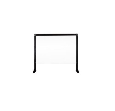 apg Solutions HSW32902 sneeze guard Black, Transparent 1 pc(s)