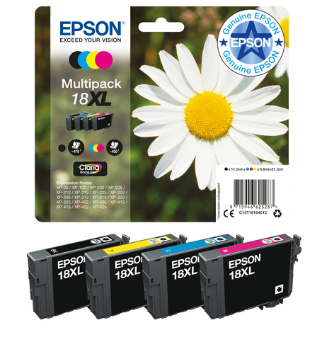 Epson Daisy 18XL Claria Home Multipack 4-colours Ink