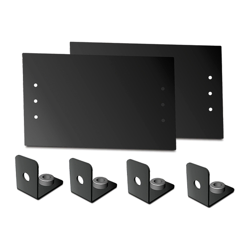 APC NetShelter Cable Management, End Cap for Power Cable Trough, Black, 314 x 1.2 x 178.5 mm