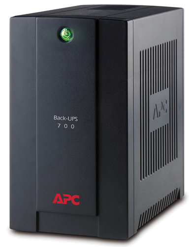 APC Back-UPS uninterruptible power supply (UPS) Line-Interactive 0.7 kVA 390 W 4 AC outlet(s)