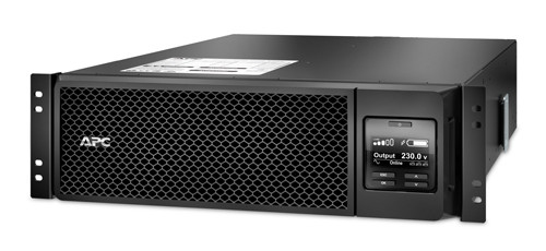 APC Smart-UPS On-Line, 5kVA, Rackmount 3U, 230V, 6x C13+4x C19 IEC outlets, Network Card+SmartSlot, Extended runtime, W/ rail kit, Marine