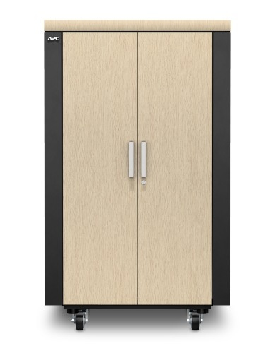 APC NetShelter CX 24U Freestanding rack Grey, Oak