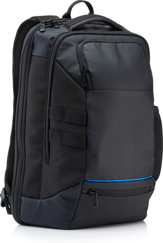 HP Recycled Series 15.6-inch backpack Black Polyvinyl Butyral (PVB), Polyethylene terephthalate (PET)