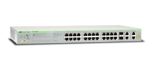 Allied Telesis AT-FS750/28PS-50 Managed Fast Ethernet (10/100) Power over Ethernet (PoE) 1U Grey
