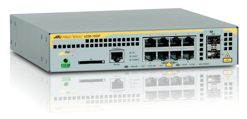 Allied Telesis AT-x230-10GP-50 Managed L2+ Gigabit Ethernet (10/100/1000) Power over Ethernet (PoE) Grey