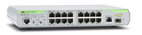 Allied Telesis AT-FS917M-50 Managed L2 Fast Ethernet (10/100) Grey