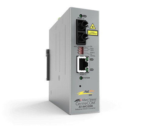 Allied Telesis AT-IMC2000TP/SC-980 network media converter 1000 Mbit/s 850 nm Multi-mode Grey