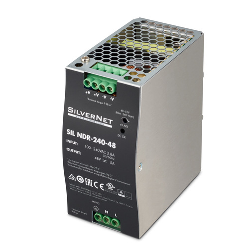 SilverNet NDR-240-48 network switch component Power supply
