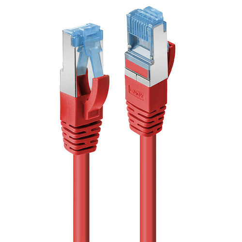 Lindy 47168 networking cable Red 10 m Cat6a S/FTP (S-STP)
