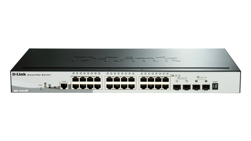 D-Link 28-Port Gigabit Stackable PoE Smart Managed Switch including 2 x 10G SFP+ & 2 x SFP