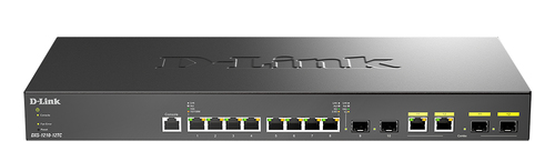 D-Link 8-port 10GBASE-T, 2-port SFP+ and 2-port 10GBASE-T/SFP+ Multi-Gigabit Smart Managed Switch