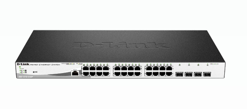 D-Link 28-Port Gigabit PoE+ Smart Managed Switch including 4 x 100/1000Mbps Combo Ports