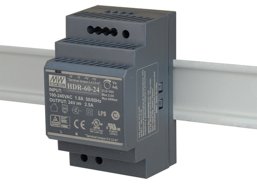 D-Link 60W Ultra slim design with 52.5mm (3SU) width Power Supply