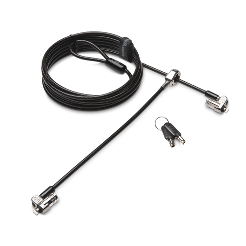Kensington MicroSaver 2.0 Keyed Twin Laptop Lock — Single Keyed