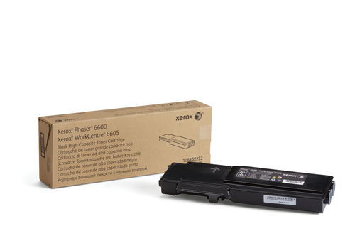 Xerox Genuine PhaserTM 6600, WorkCentreTM 6605 Black Toner Cartridge