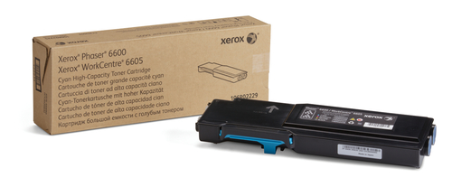 Xerox Genuine PhaserTM 6600, WorkCentreTM 6605 Cyan Toner Cartridge