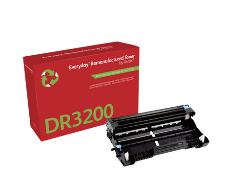 Xerox EverydayTM Mono Drum Remanufactured by compatible with Brother DR3200, Standard capacity