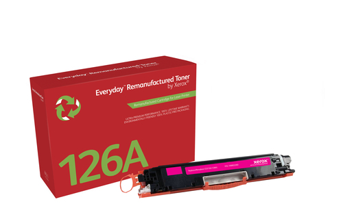 EverydayTM Magenta Remanufactured Toner by Xerox compatible with HP 126A (CE313A), Standard capacity