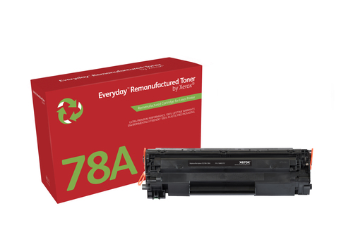 EverydayTM Mono Remanufactured Toner by Xerox compatible with HP 78A (CE278A), Standard capacity