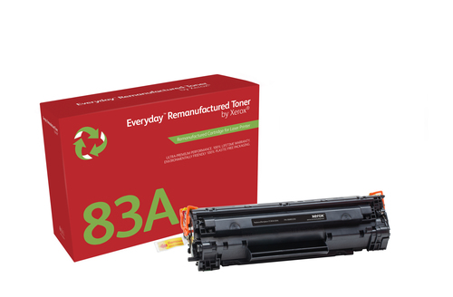 EverydayTM Mono Remanufactured Toner by Xerox compatible with HP 83A (CF283A), Standard capacity