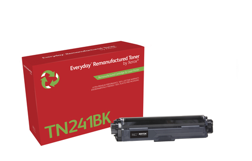 EverydayTM Black Remanufactured Toner by Xerox compatible with Brother TN241BK, Standard capacity