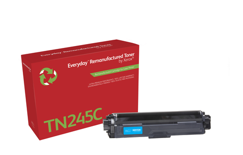 EverydayTM Cyan Remanufactured Toner by Xerox compatible with Brother TN245C, High capacity