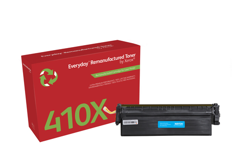 EverydayTM Cyan Remanufactured Toner by Xerox compatible with HP 410X (CF411X), High capacity
