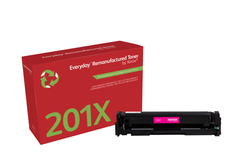 EverydayTM Magenta Remanufactured Toner by Xerox compatible with HP 201X (CF403X), High capacity