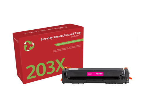 EverydayTM Magenta Remanufactured Toner by Xerox compatible with HP 203X (CF543X), High capacity