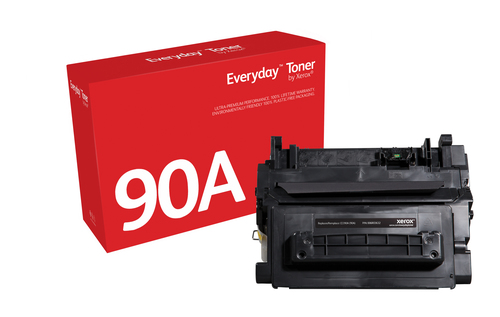 EverydayTM Black Toner by Xerox compatible with HP 90A (CE390A), Standard capacity