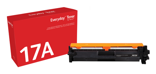 EverydayTM Black Toner by Xerox compatible with HP 17A (CF217A), Standard capacity