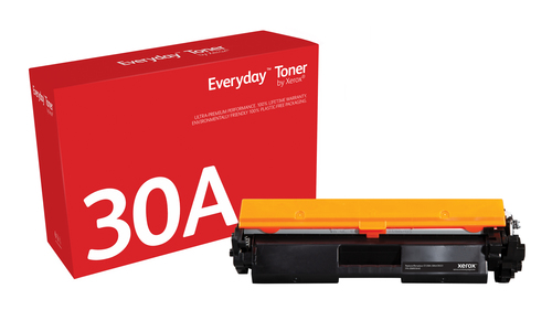 EverydayTM Black Toner by Xerox compatible with HP 30A (CF230A), Standard capacity