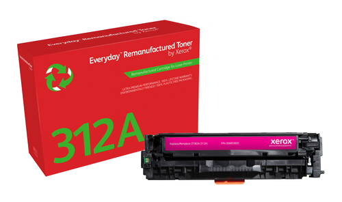 EverydayTM Magenta Remanufactured Toner by Xerox compatible with HP 312A (CF383A), Standard capacity