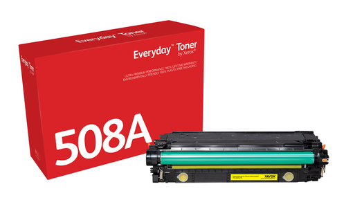 EverydayTM Yellow Toner by Xerox compatible with HP 508A (CF362A), Standard capacity