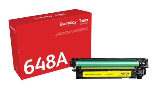 EverydayTM Yellow Toner by Xerox compatible with HP 648A (CE262A), Standard capacity