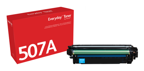 EverydayTM Cyan Toner by Xerox compatible with HP 507A (CE401A), Standard capacity