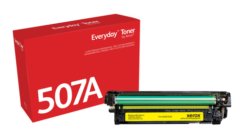 EverydayTM Yellow Toner by Xerox compatible with HP 507A (CE402A), Standard capacity