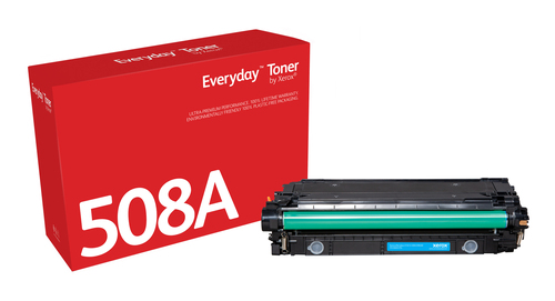 EverydayTM Cyan Toner by Xerox compatible with HP 508A (CF361A), Standard capacity