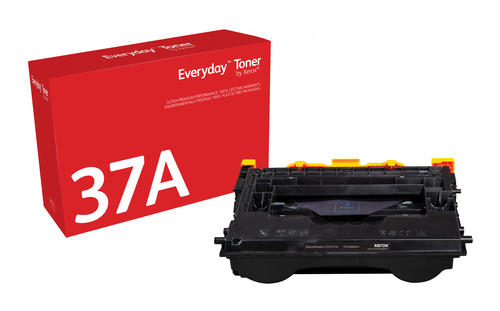 EverydayTM Black Toner by Xerox compatible with HP 37A (CF237A), Standard capacity