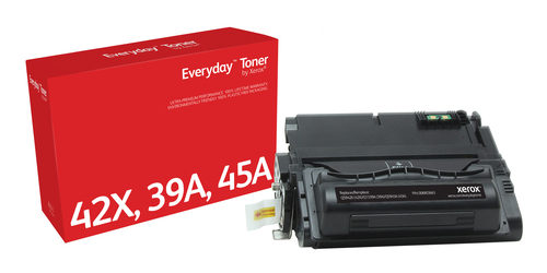 EverydayTM Mono Toner by Xerox compatible with HP 42A 39A 45A (Q5942X/ Q1339A/ Q5945A), Standard capacity