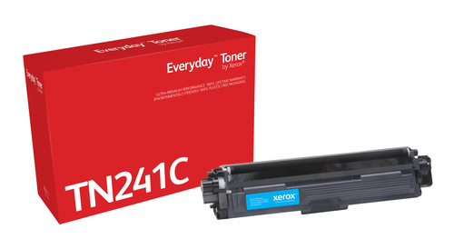 EverydayTM Cyan Toner by Xerox compatible with Brother TN241C, Standard capacity
