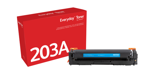 EverydayTM Cyan Toner by Xerox compatible with HP 203A (CF541A), Standard capacity