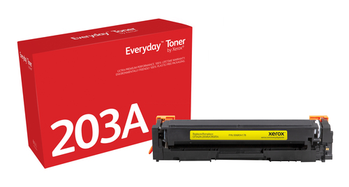 EverydayTM Yellow Toner by Xerox compatible with HP 203A (CF542A), Standard capacity