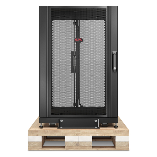 APC NetShelter SX, Server Rack Enclosure, 18U, Shock Packaging, Black, 925H x 600W x 900D mm