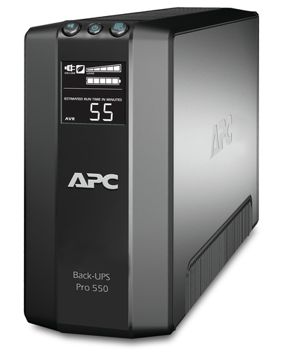 APC Back-UPS Pro uninterruptible power supply (UPS) Line-Interactive 0.55 kVA 330 W 6 AC outlet(s)