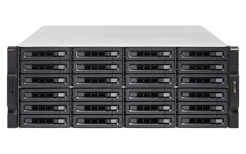 QNAP TS-h2483XU-RP NAS Rack (4U) Intel Xeon E E-2236 128 GB DDR4 0 TB QuTS hero Black